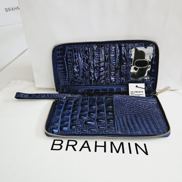 NWT Brahmin Affinity Ombre Melbourne Skyler Clutch - Picture 7 of 16